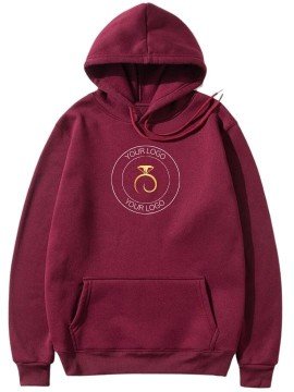 Hoodies Manufacturer 5 customised maroon hoodie with company logo on front 270x360 1