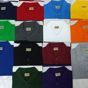 Premium Cotton Matty Collar T-Shirts 220 GSM (Executive Wear)
